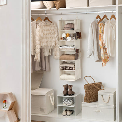 6-Shelf Hanging Closet Organizer