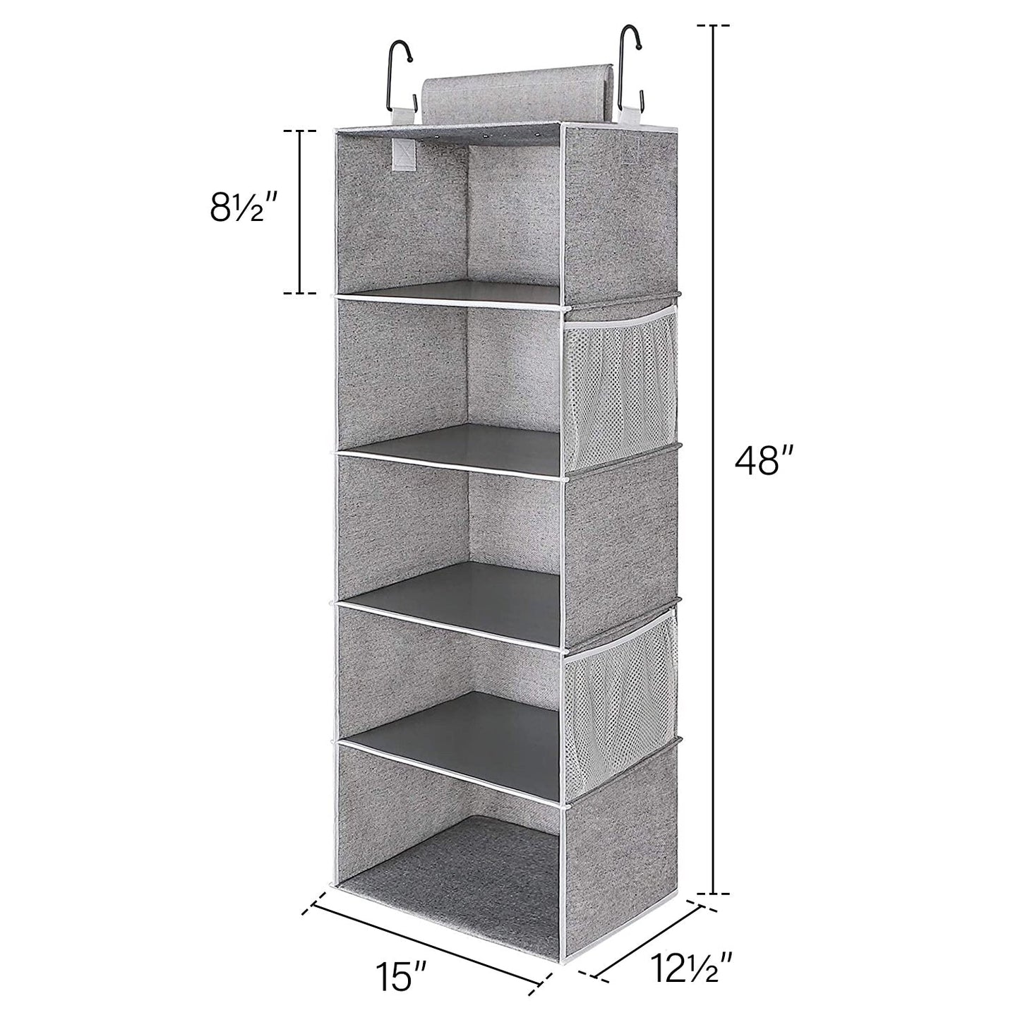 6-Shelf Hanging Closet Organizer