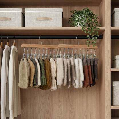 Hat Organizer and Baseball Cap Rack for Closet, Set of 2