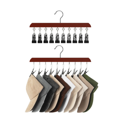 Hat Organizer and Baseball Cap Rack for Closet, Set of 2