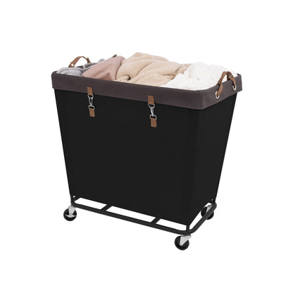 Large Rolling Laundry Basket with Wheels
