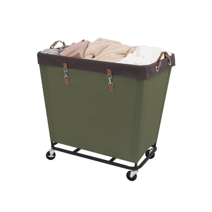 Large Rolling Laundry Basket with Wheels