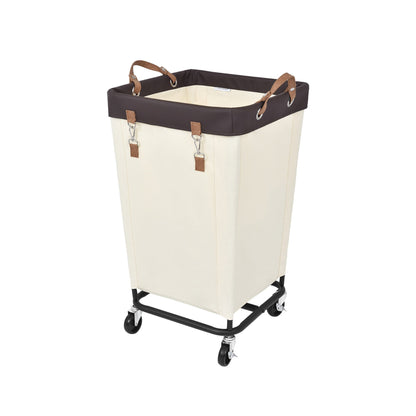 Large Rolling Laundry Basket with Wheels