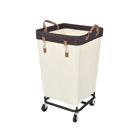 Large Rolling Laundry Basket with Wheels