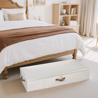 Under Bed Storage Bins with Label Holder, 2-Pack