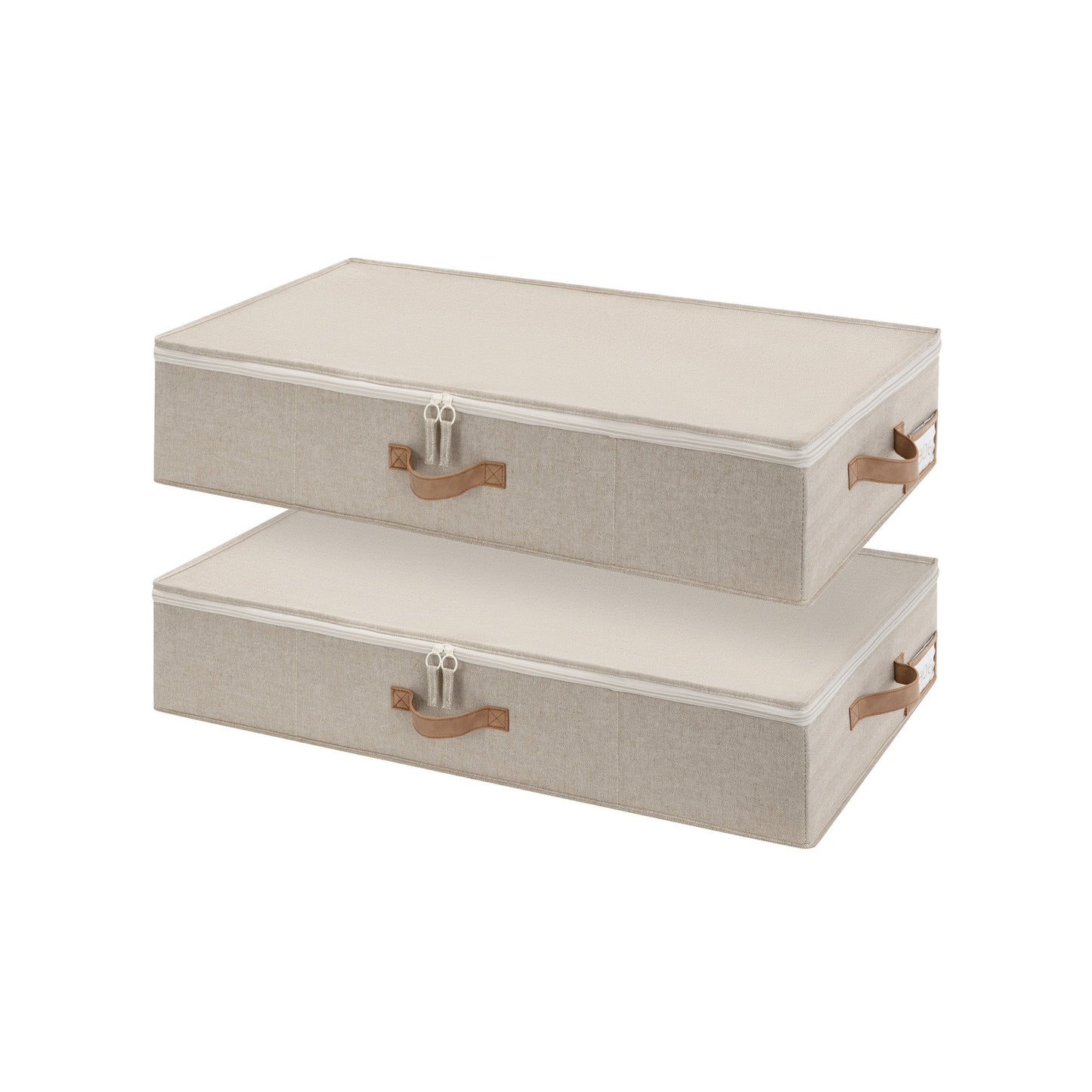 Under Bed Storage Bins with Label Holder, 2-Pack